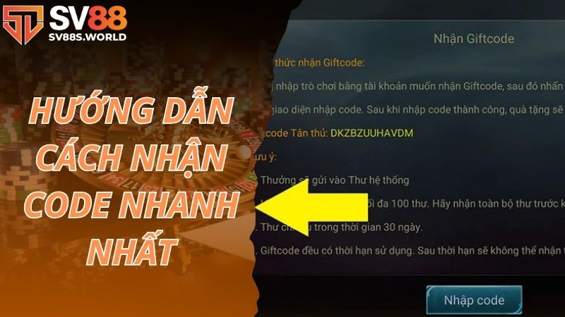 Hướng dẫn cách nhận code SV88 nhanh nhất